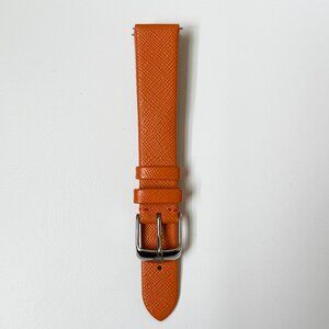 MICHELE 16mm Orange Speckled Leather Strap